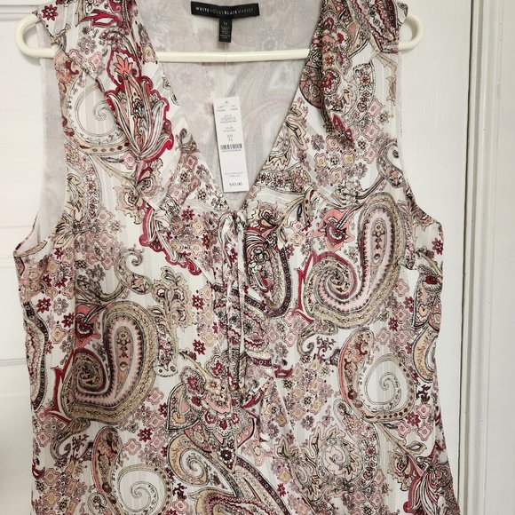 Paisley Ruffle Shell - Picture 6 of 7